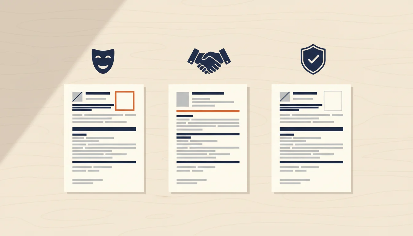 Stiliserad jämförelsetabell som visar branscher där foto är förväntat, valfritt eller avrådd